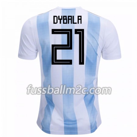 Fußballtrikots Argentinien Dybala 21 Heim Trikotsatz WM 2018